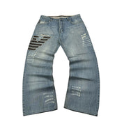 Armani Big Print Jeans (L)