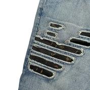 Armani Big Print Jeans (M)