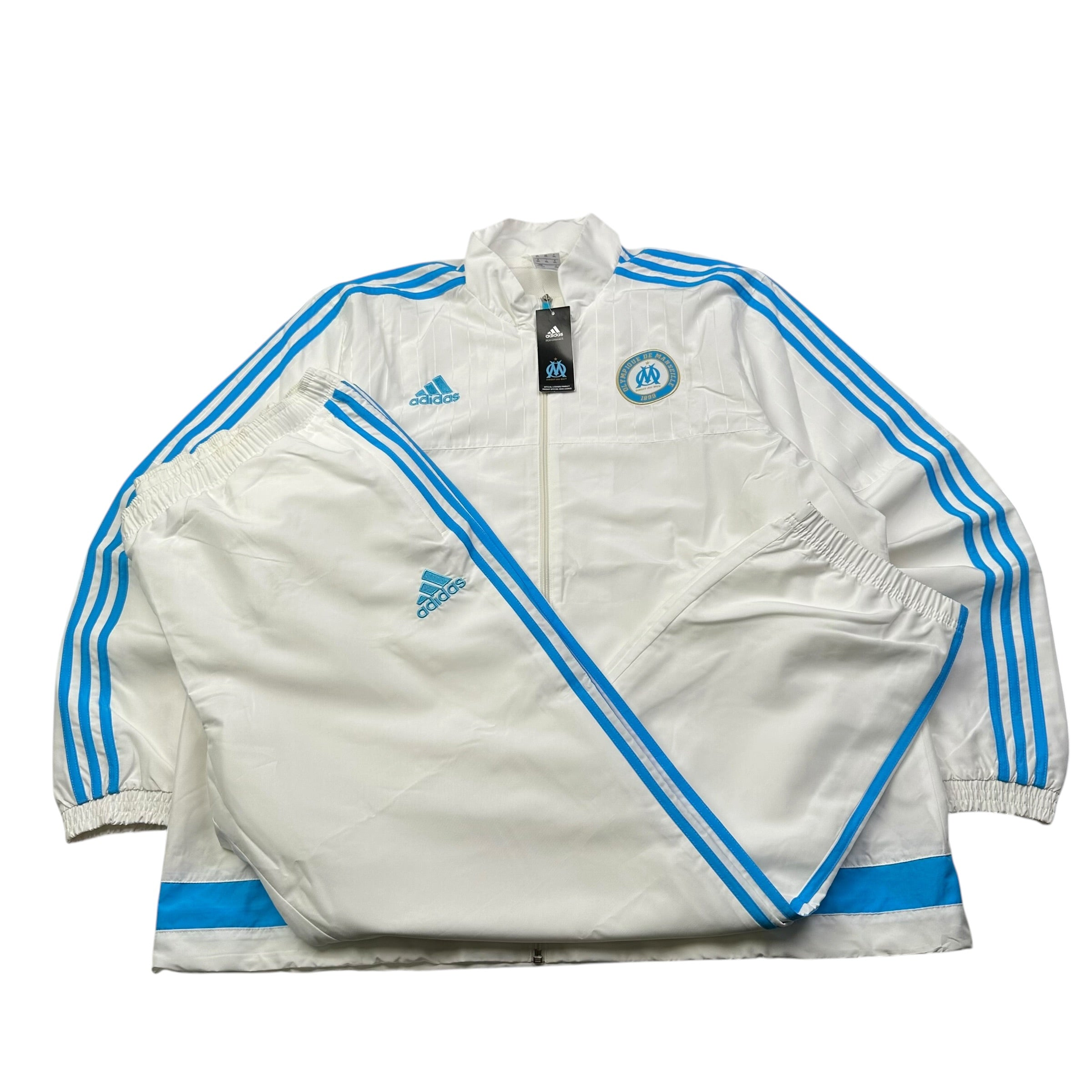 Adidas Olympique Marseille Tracksuit (XXL)