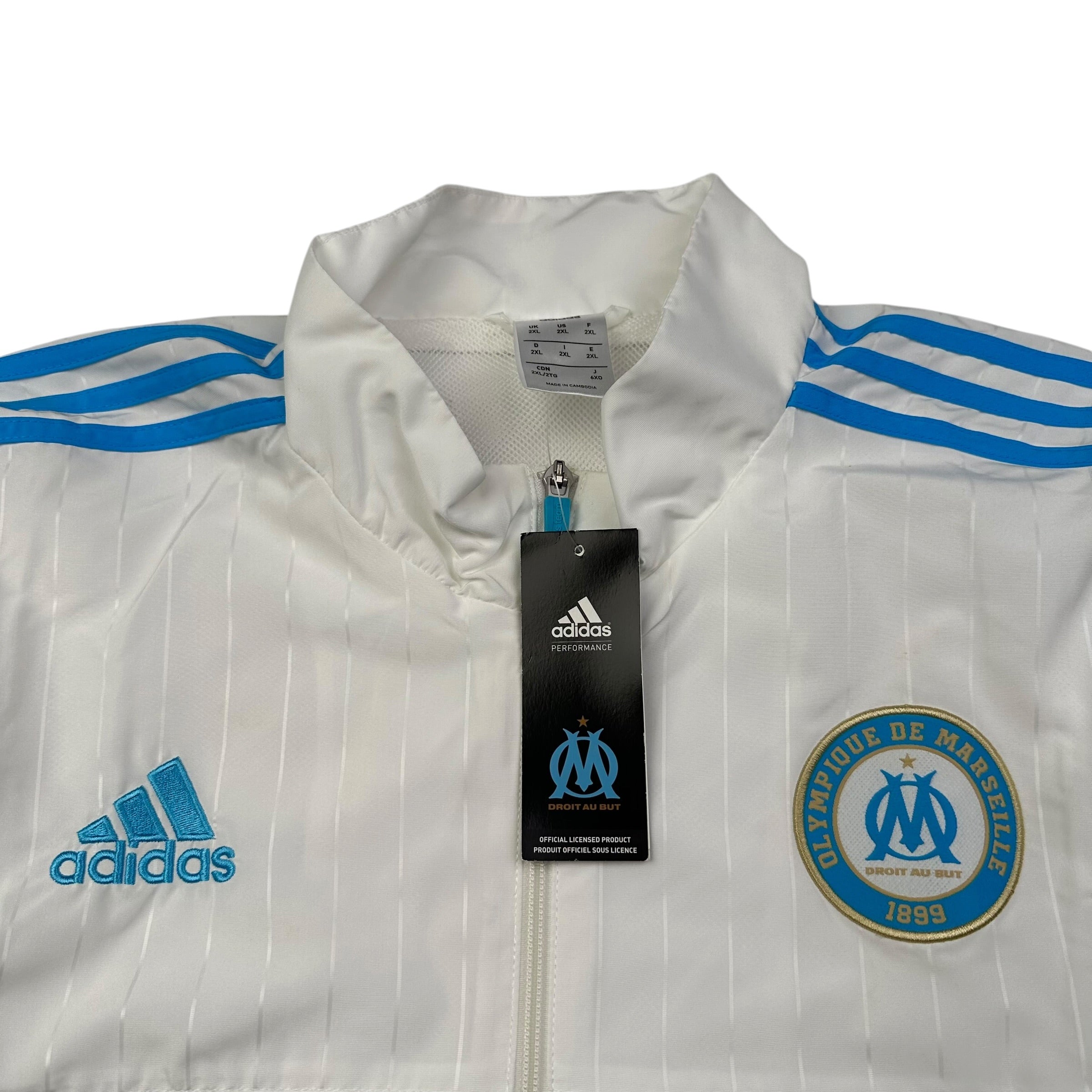 Adidas Olympique Marseille Tracksuit (XXL)