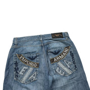 Armani Big Print Jeans (M)