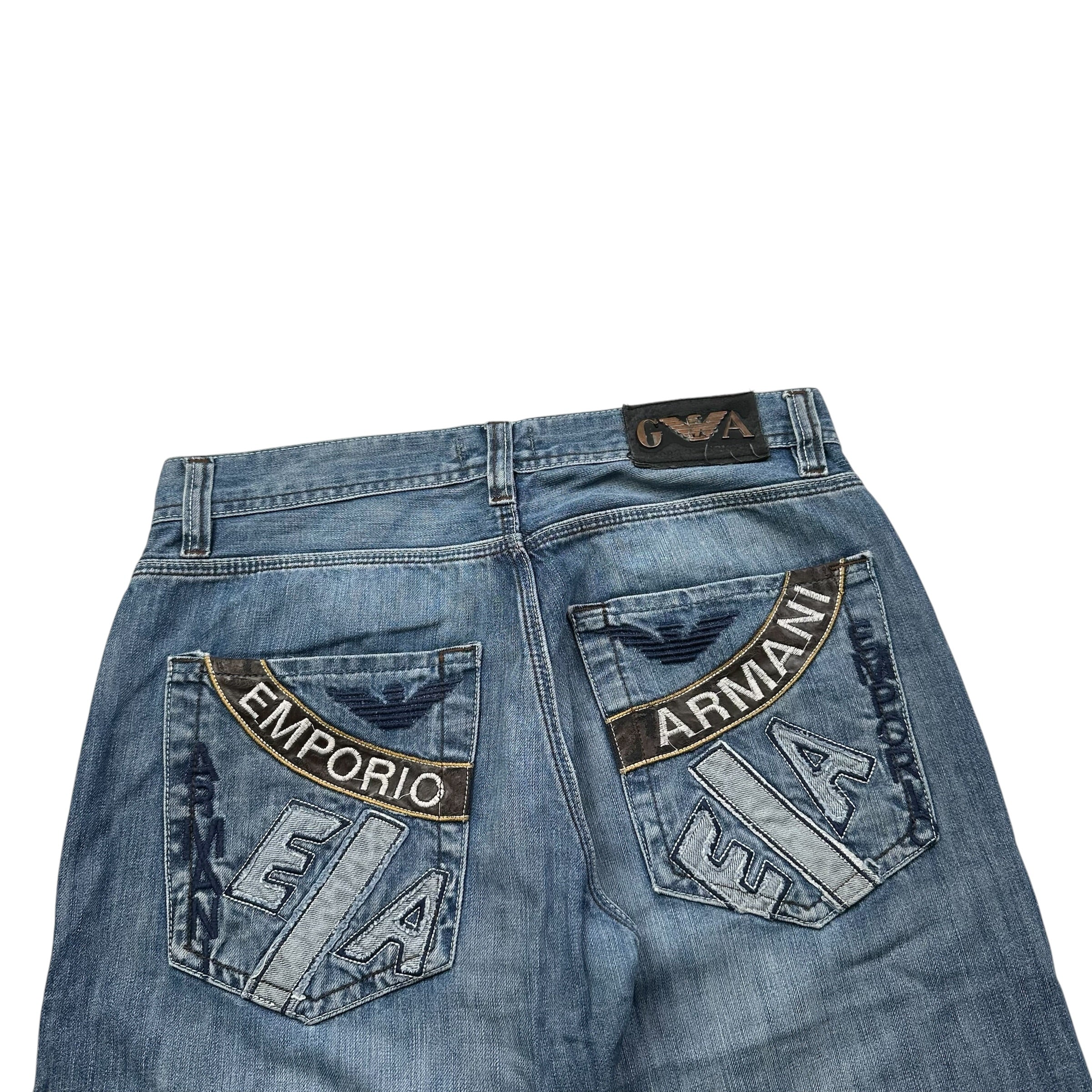 Armani Big Print Jeans (M)