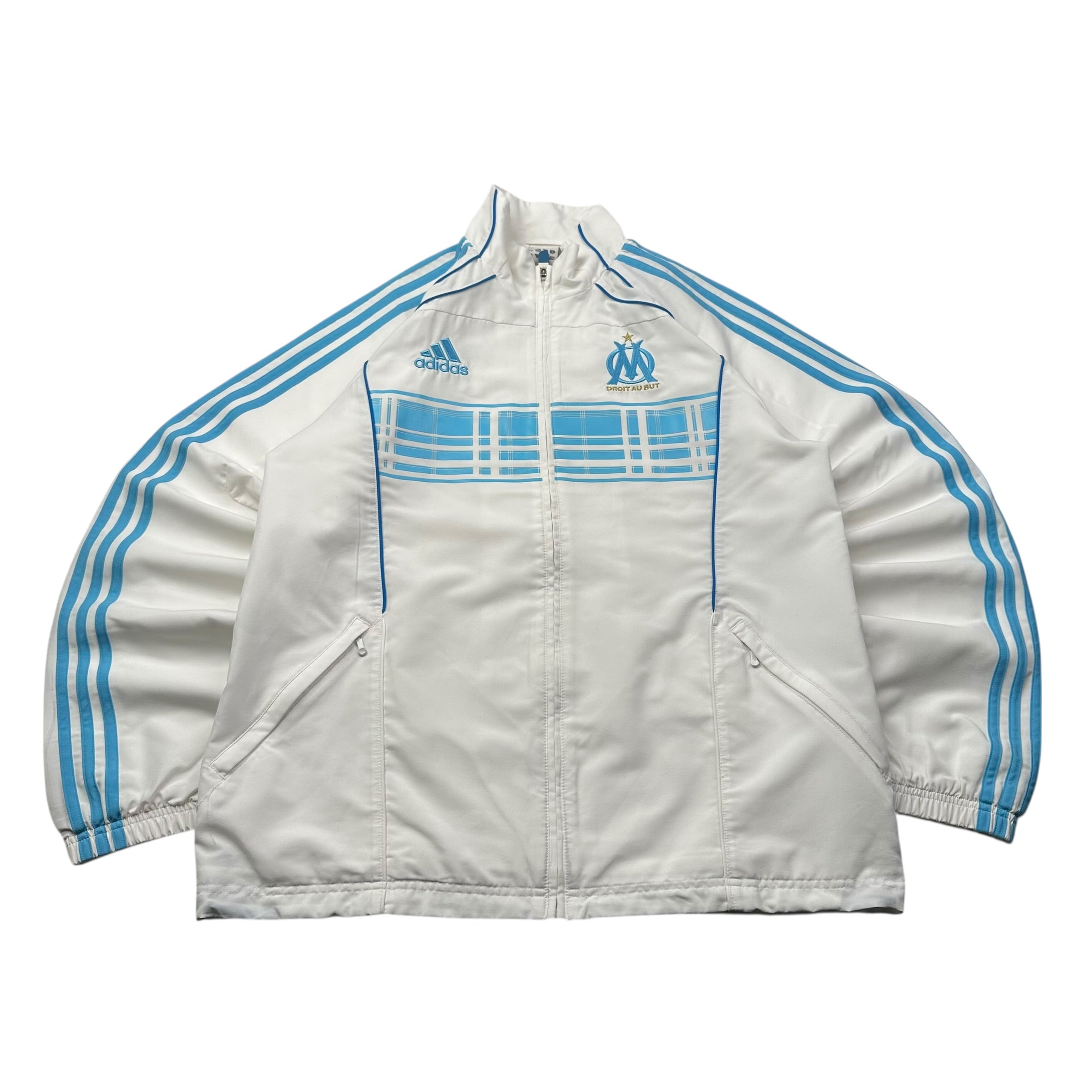 Rare Adidas Olympique Marseille Tracksuit (L)