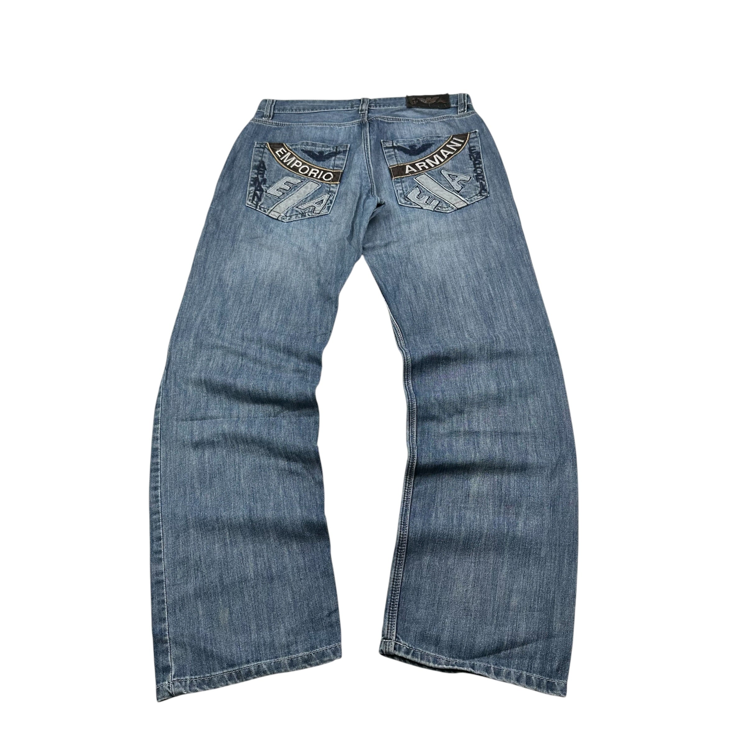 Armani Big Print Jeans (M)