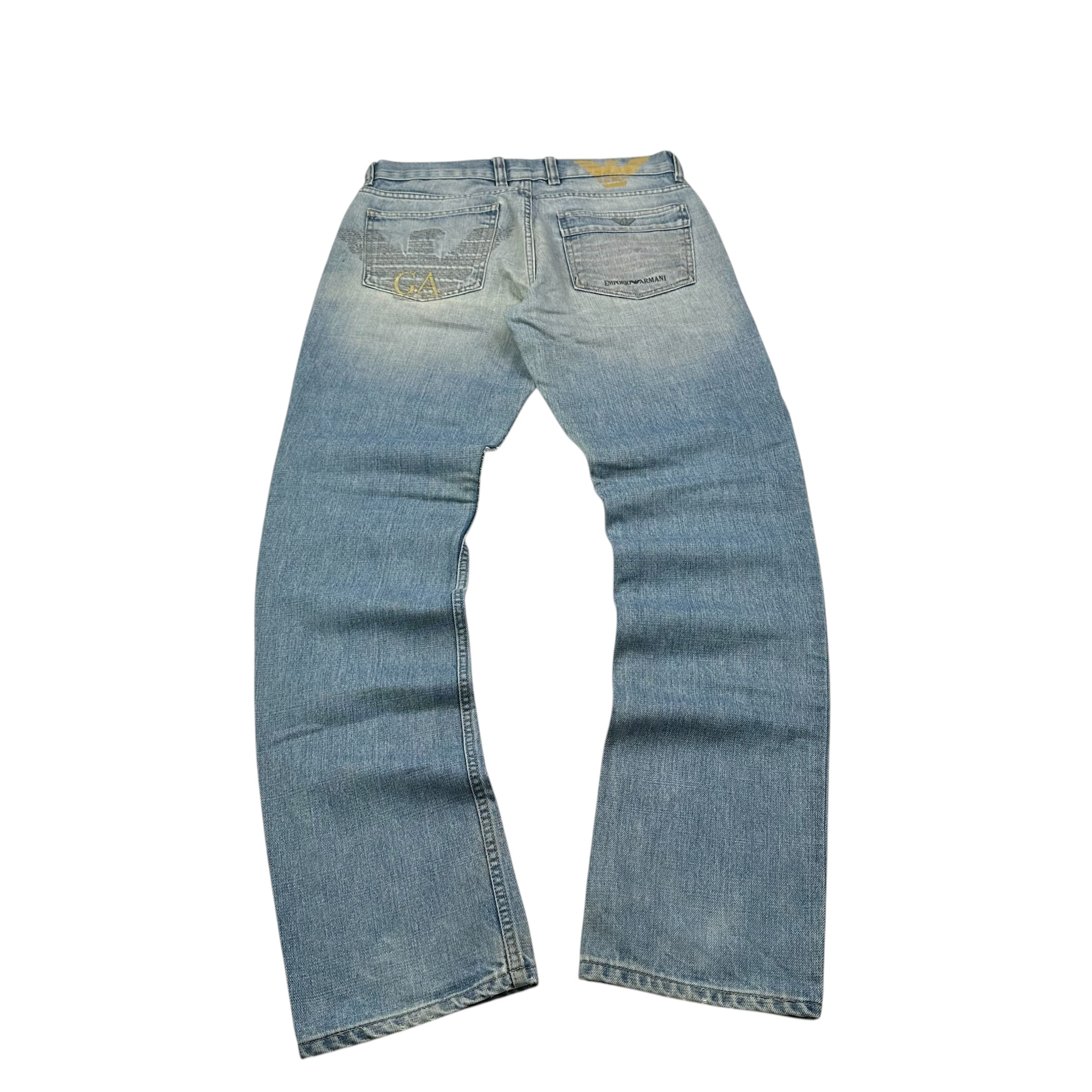 Armani Big Print Jeans (M)