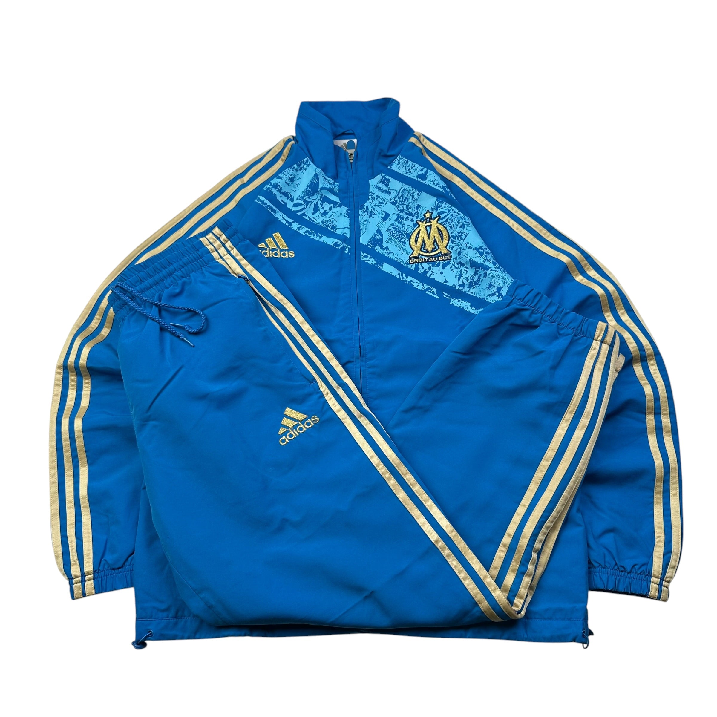 アディダス　オリンピックマルセイユ　GK Olympique Marseille Adidas Olympique Marseille Tracksuit (S) – KikiVintage