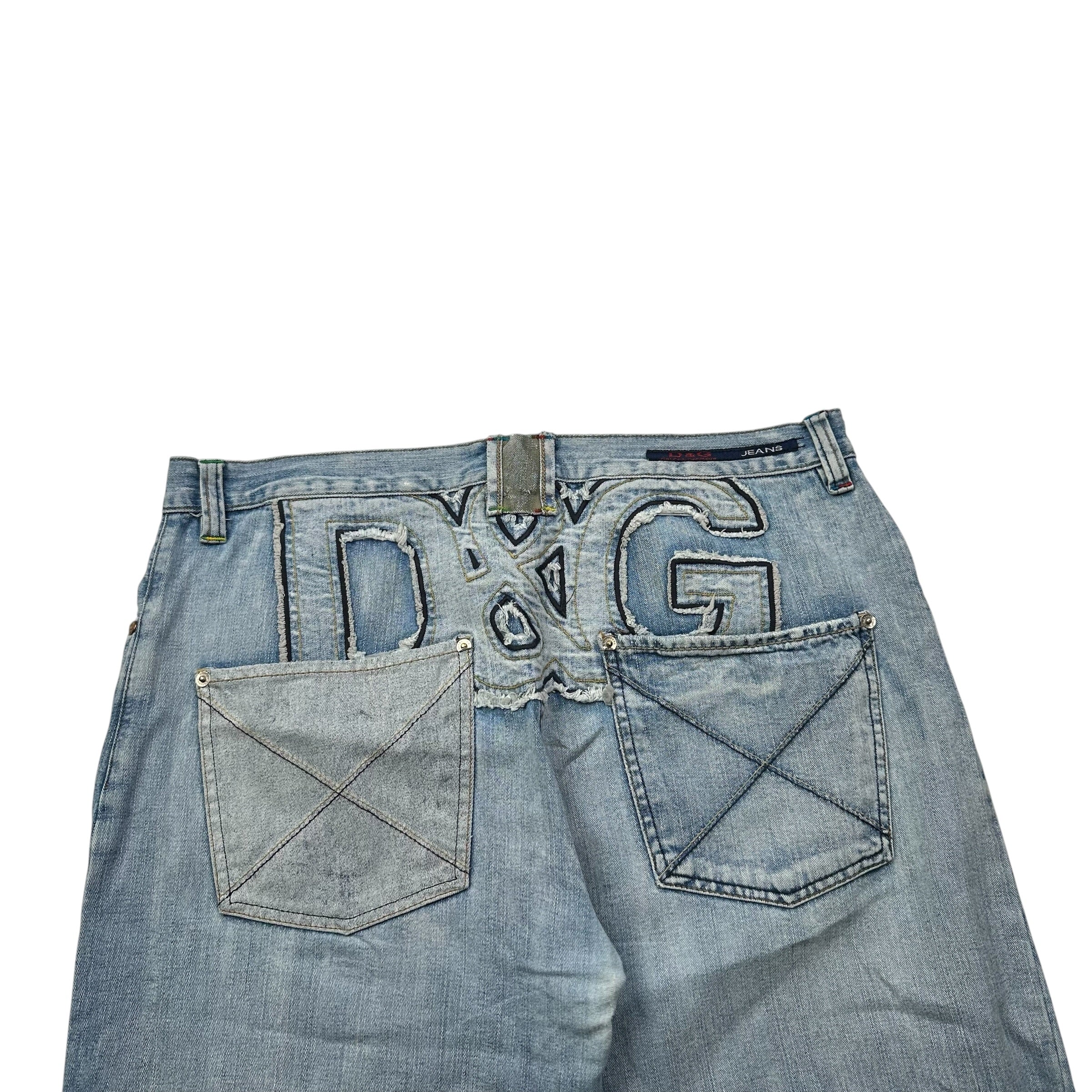 Dolce & Gabbana Big Print Jeans (L)