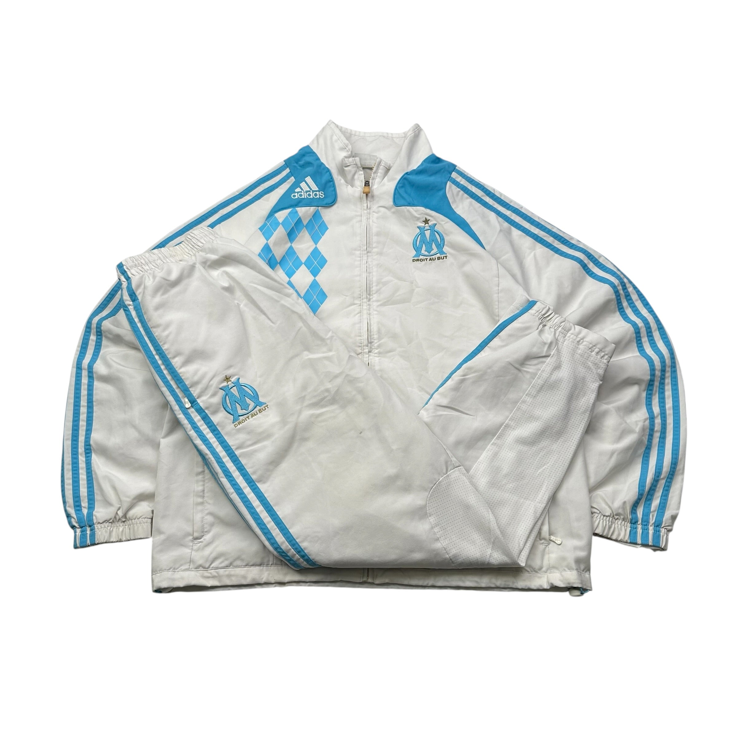Adidas Olympique Marseille Tracksuit (L)