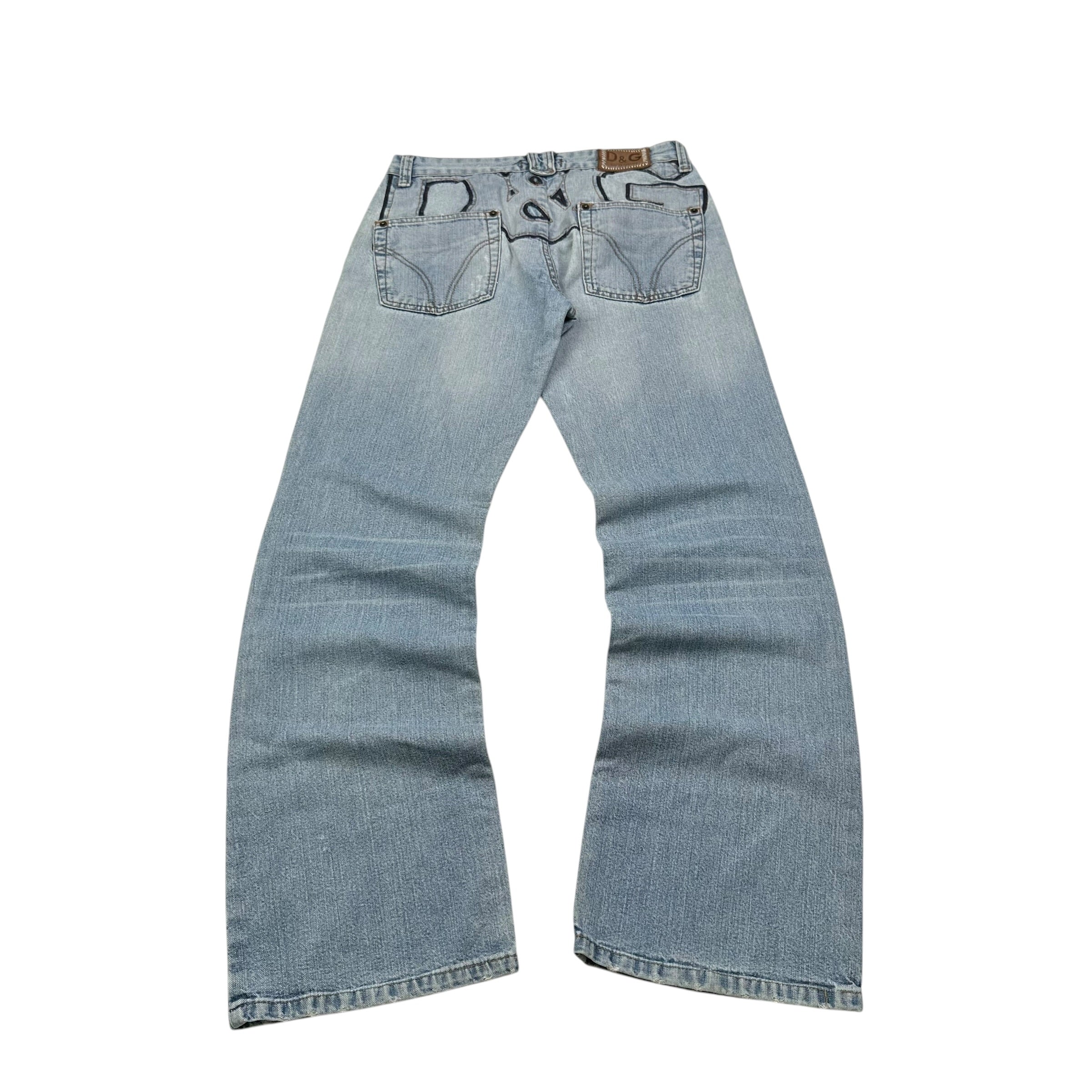 Dolce & Gabbana Big Print Jeans (S)