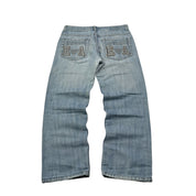 Armani Big Print Jeans (S)