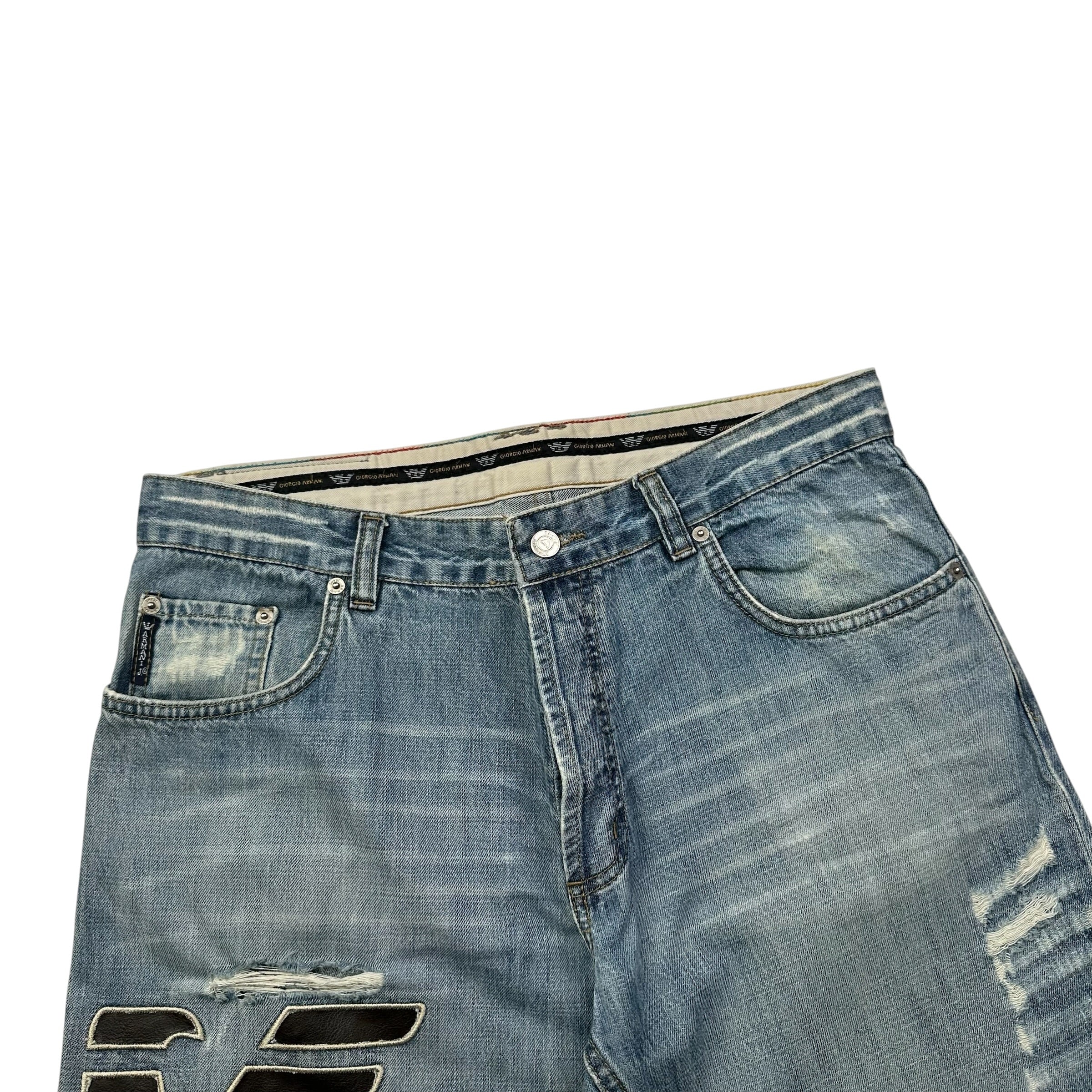 Armani Big Print Jeans (L)