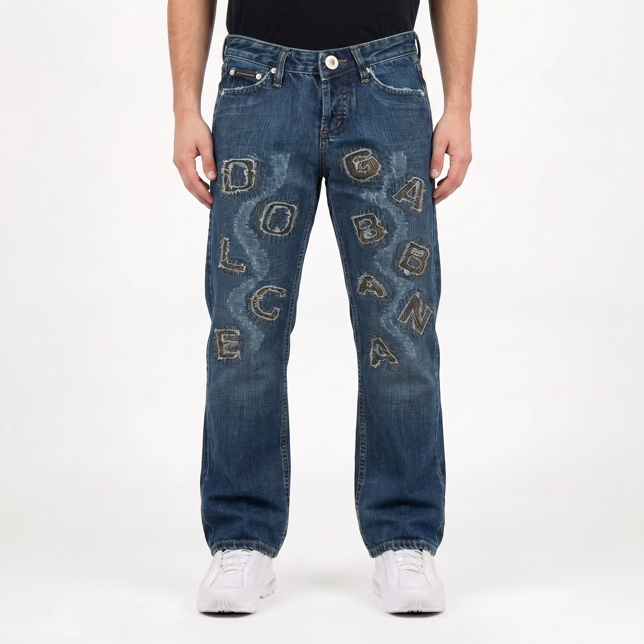 Dolce & Gabbana Big Print Jeans (S)