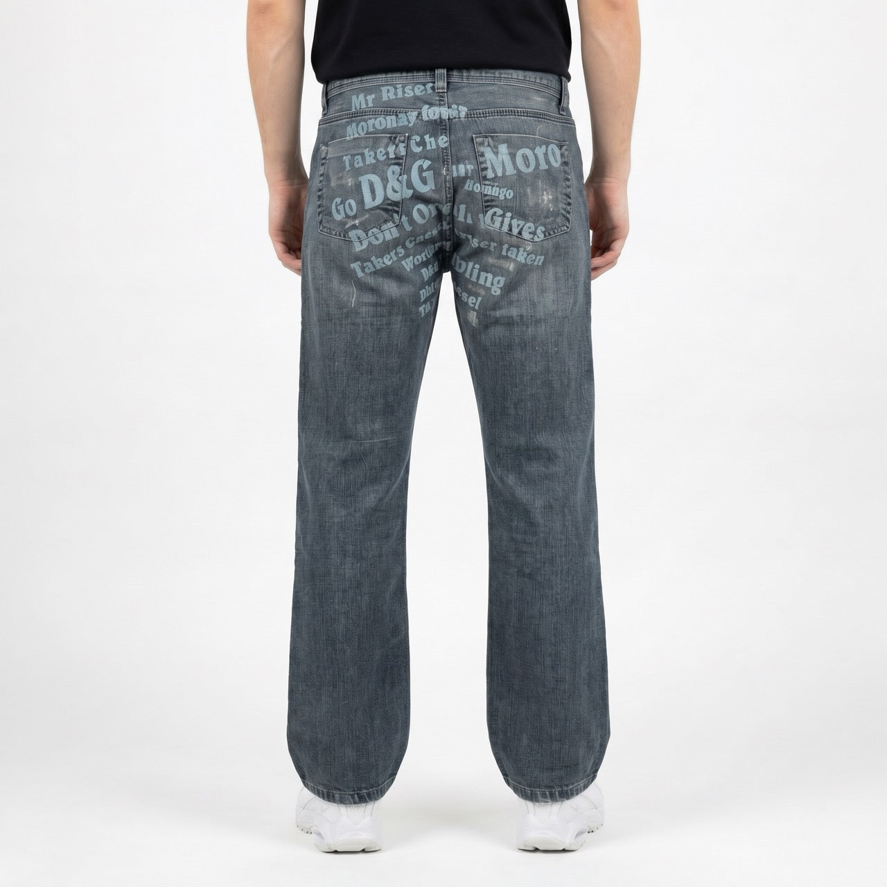 Dolce & Gabbana Big Print Jeans (S)