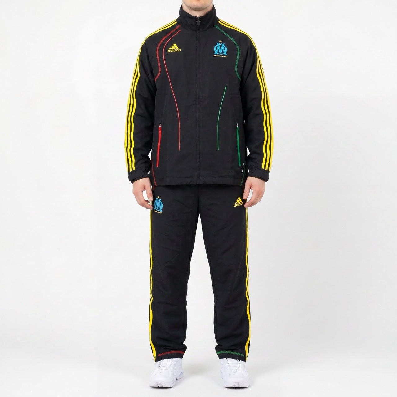 Adidas Olympique Marseille Tracksuit (L)