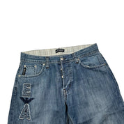 Armani Big Print Jeans (M)