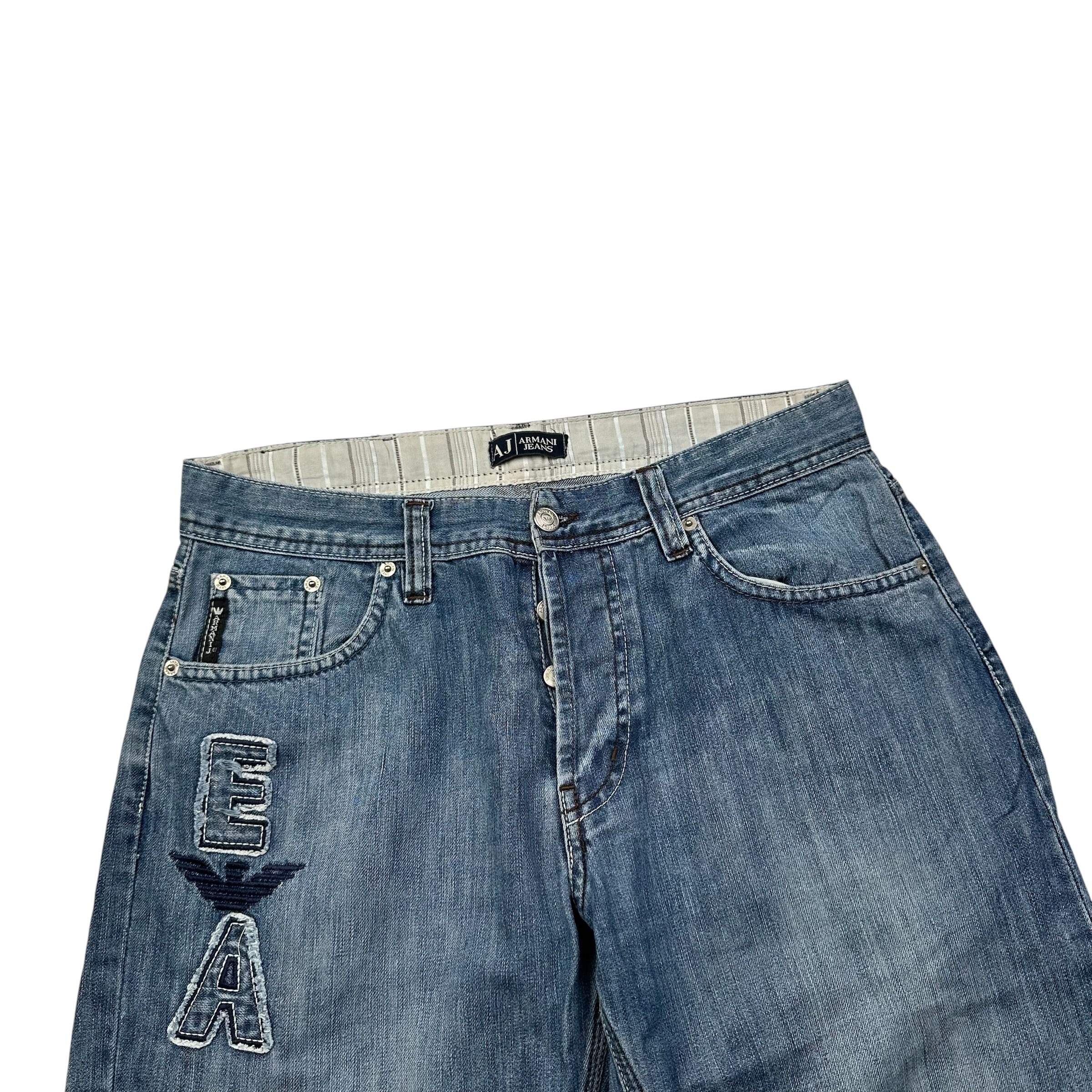 Armani Big Print Jeans (M)
