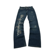 Dolce & Gabbana Big Print Jeans (S)