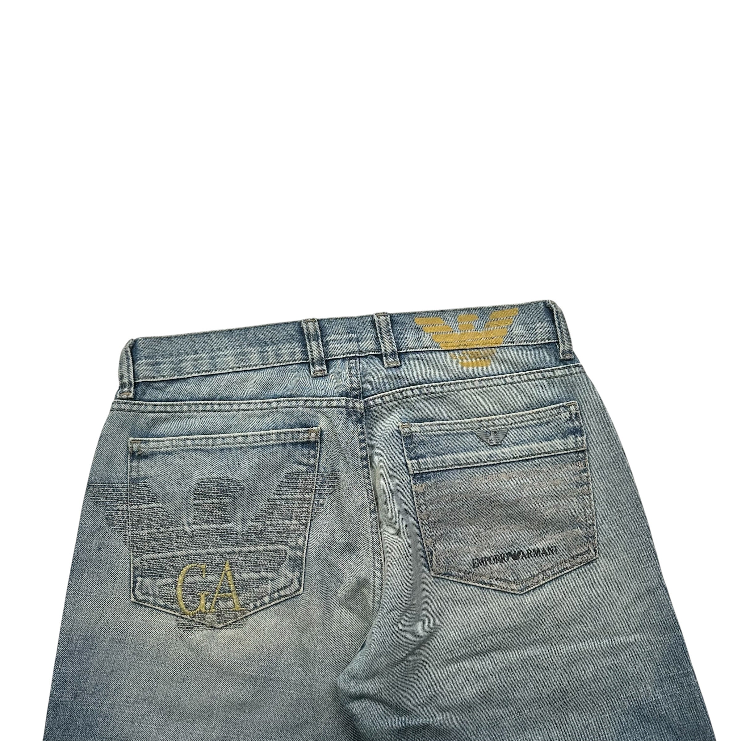Armani Big Print Jeans (M)