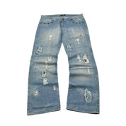 Dolce & Gabbana Big Print Jeans (M)